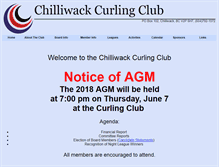Tablet Screenshot of curlchilliwack.org
